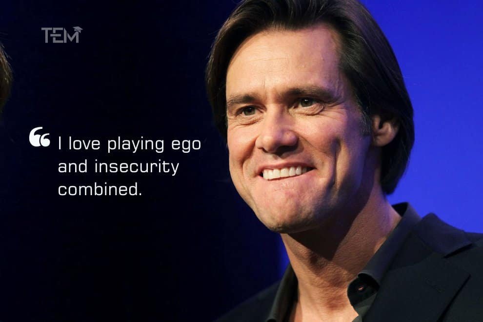 Jim Carrey Quote on insecurity