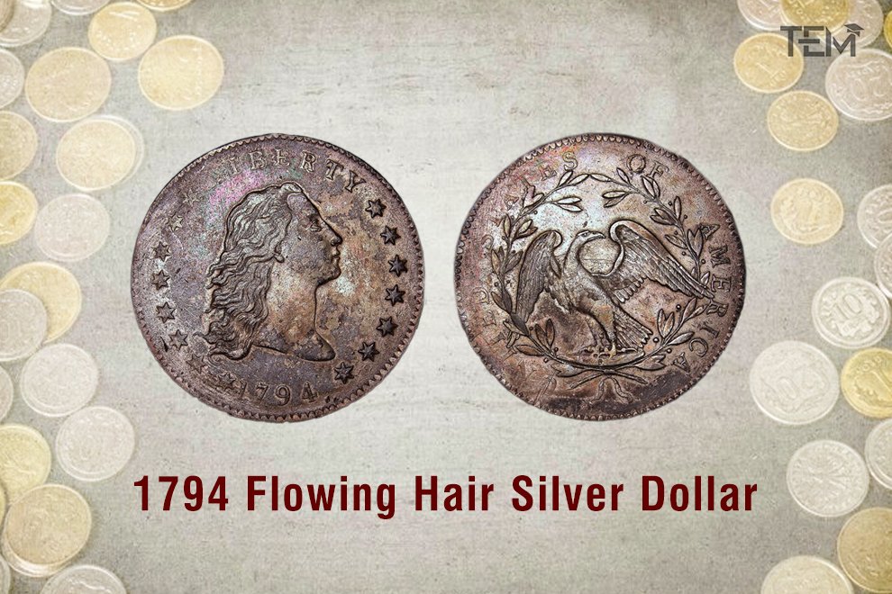 1794 Flowing Hair Silver Dollar