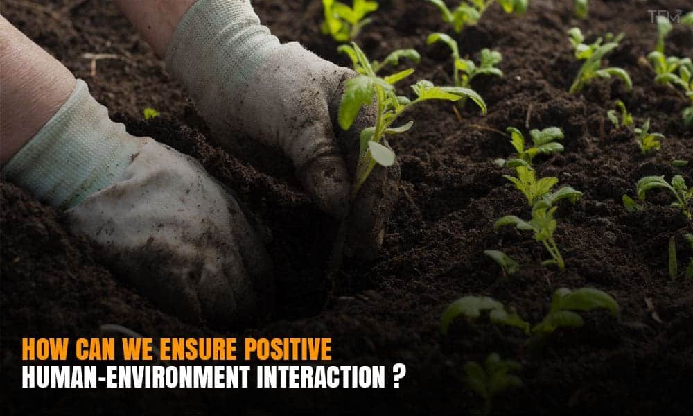 How can we ensure positive human environment interaction?