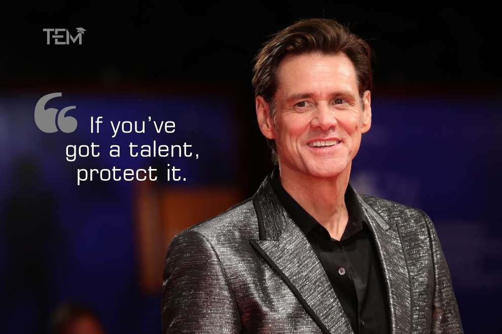 Jim Carrey Quote on talent