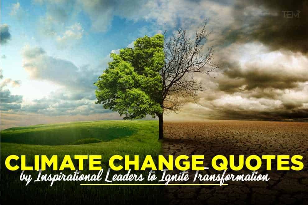 climate change quotes