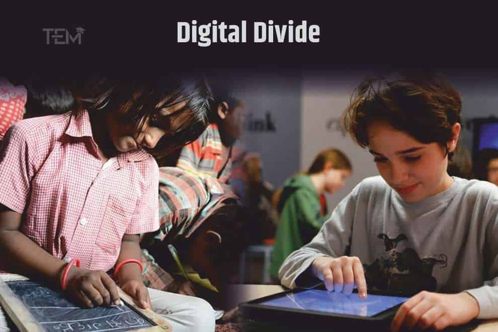 Digital divide in education