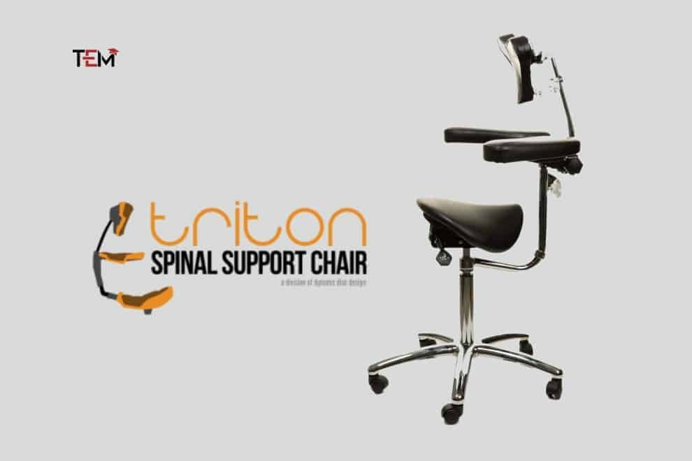 Medicine & Health - The Triton Support Chair Supports Back Pain