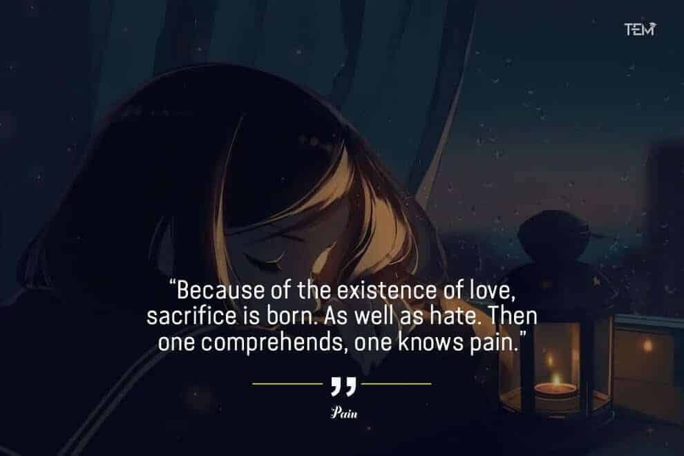 Anime Quotes: Pain