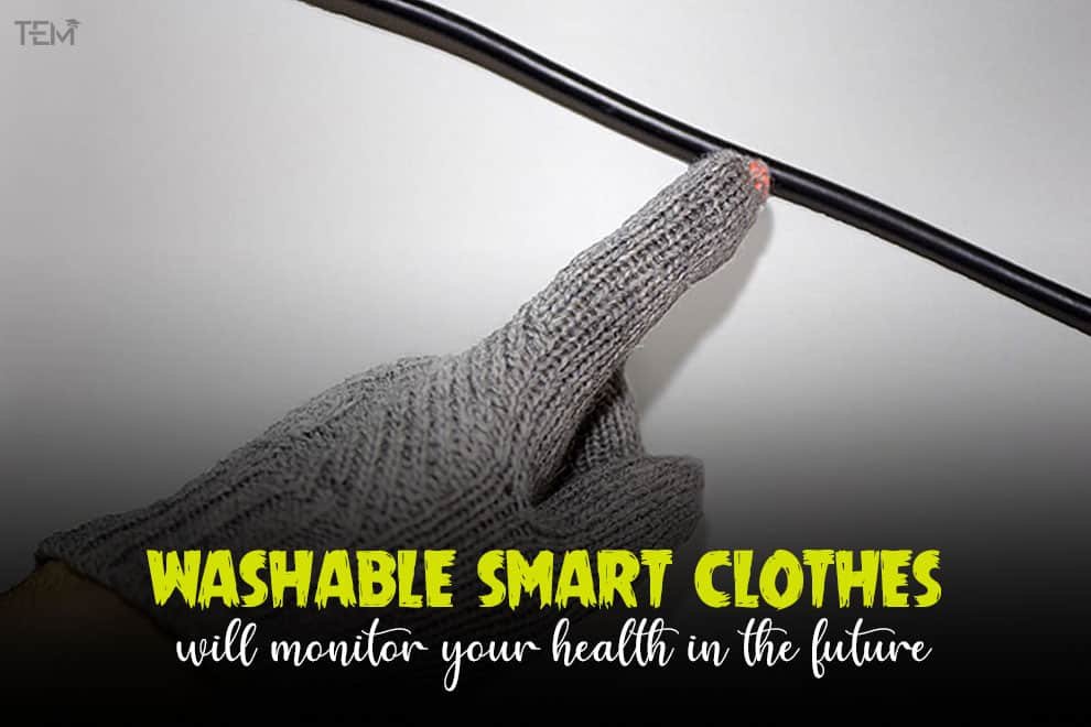 Washable smart clothes