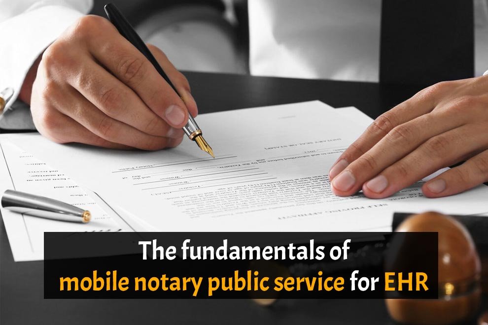 mobile notary public service